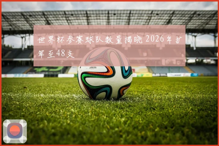 世界杯参赛球队数量揭晓 2026年扩军至48支