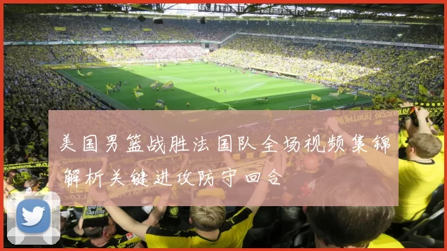 美国男篮战胜法国队全场视频集锦 解析关键进攻防守回合